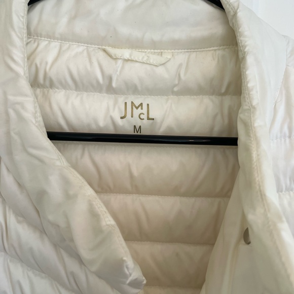 J. McLaughlin Sarabeth White Puffer Jacket M - Picture 2 of 3